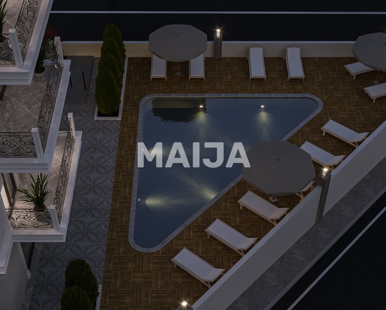 Appartamenti a Alanya, Turchia, 52 m² - foto 14