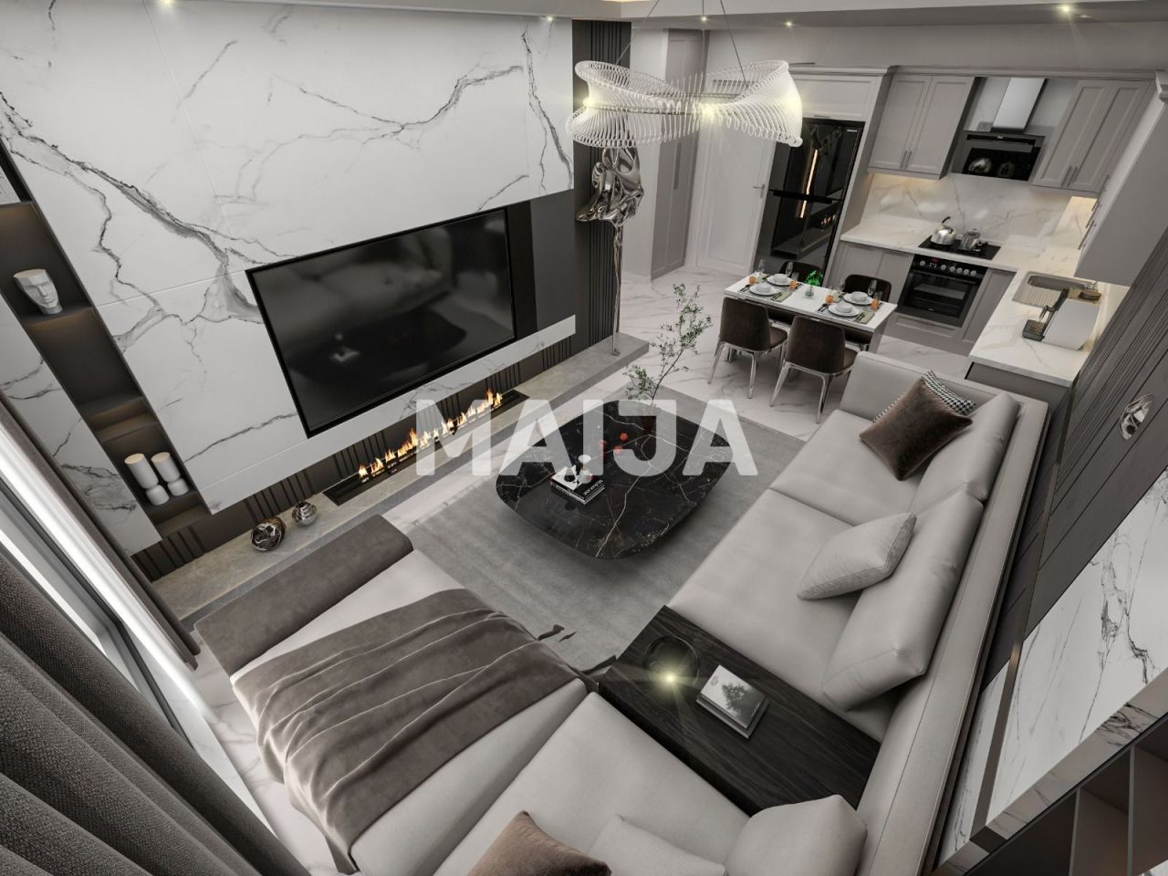 Appartamenti a Alanya, Turchia, 52 m² - foto 16