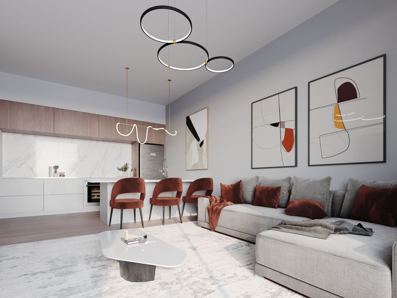 Wohnung in Paphos, Zypern, 42 m² - Foto 1