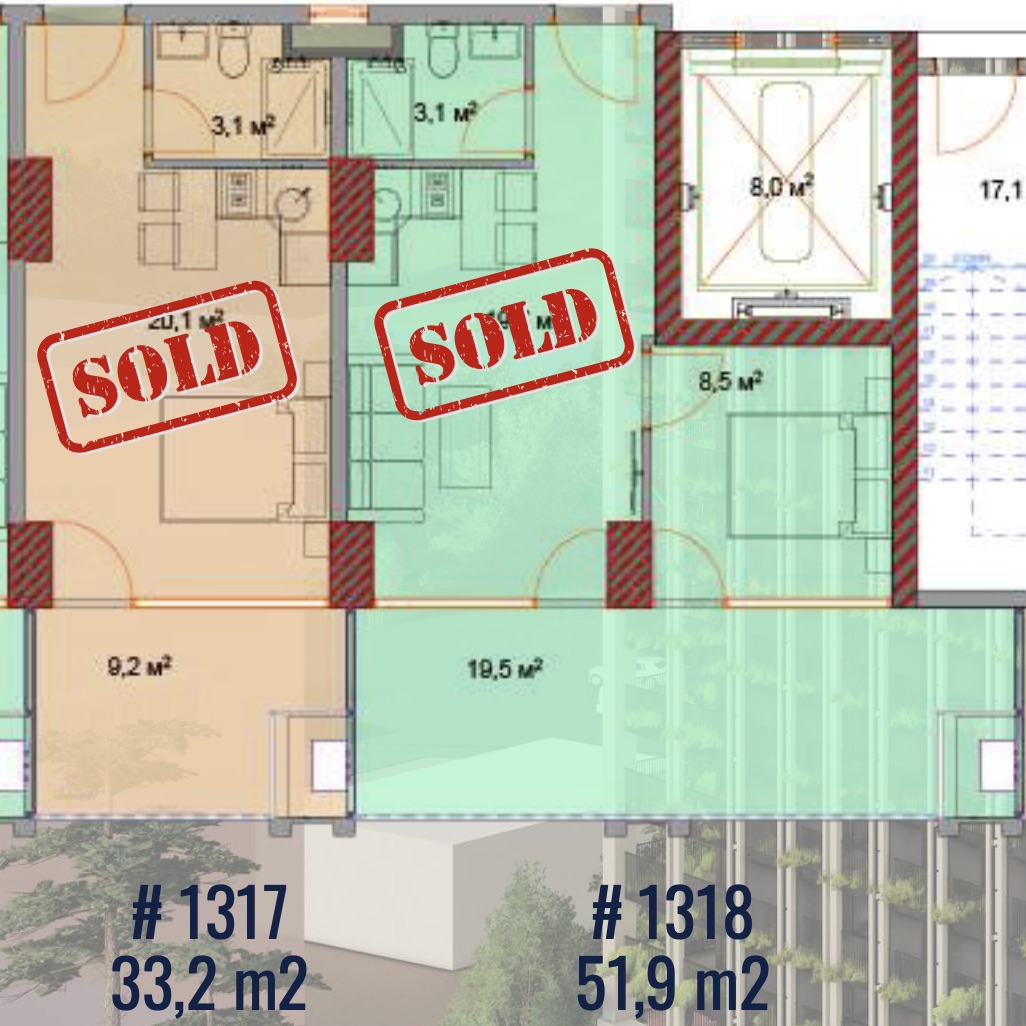 Appartamenti a Batumi, Georgia, 85.3 m² - foto 3