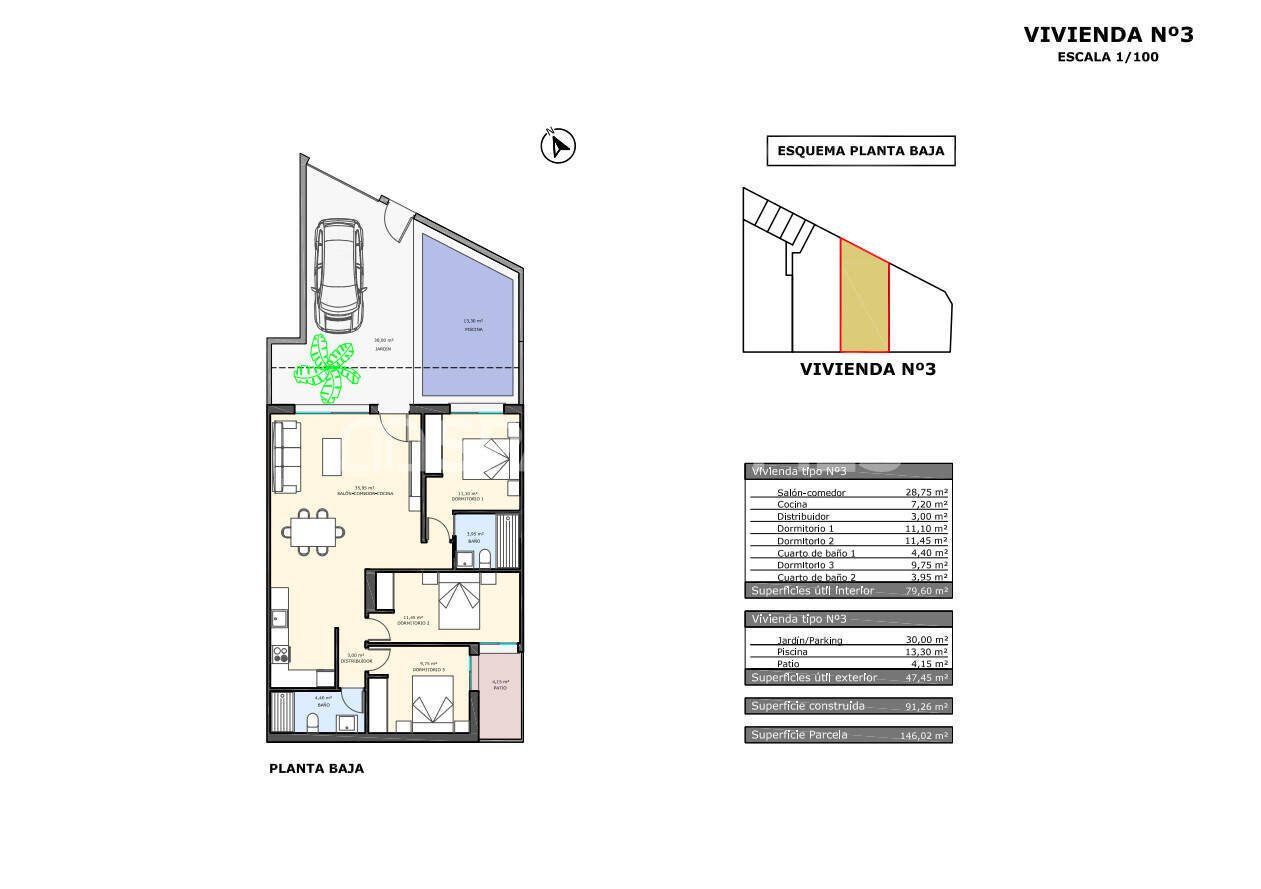 Penthouse à Pilar de la Horadada, Espagne, 105 m² - image 16