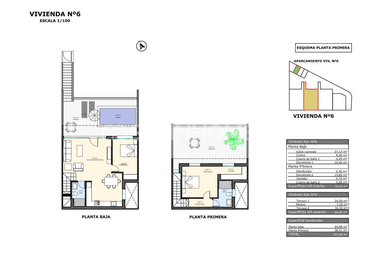 Penthouse à Pilar de la Horadada, Espagne, 105 m² - image 19