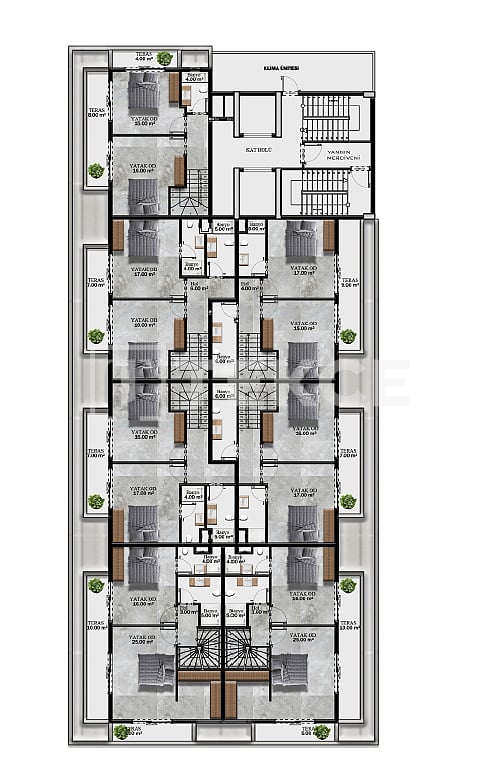 Penthouse in Alanya, Türkei, 124 m² - Foto 11