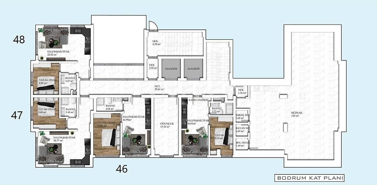 Appartement à Alanya, Turquie, 60 m² - image 16