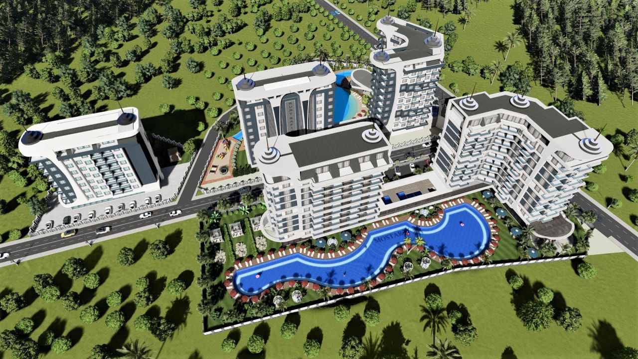 Appartamenti a Alanya, Turchia, 80 m² - foto 1