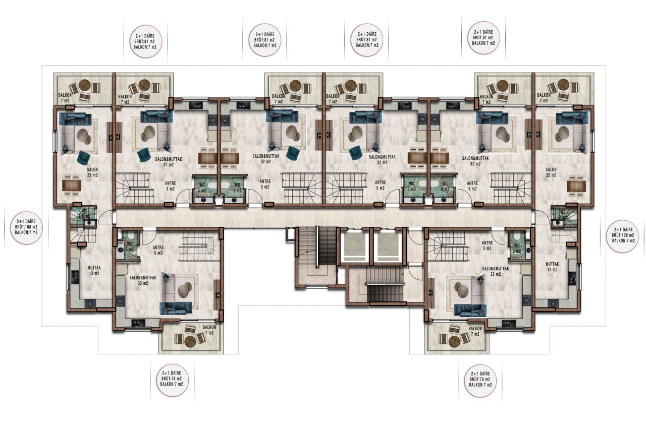 Apartment in Alanya, Turkey, 48 m² - picture 15