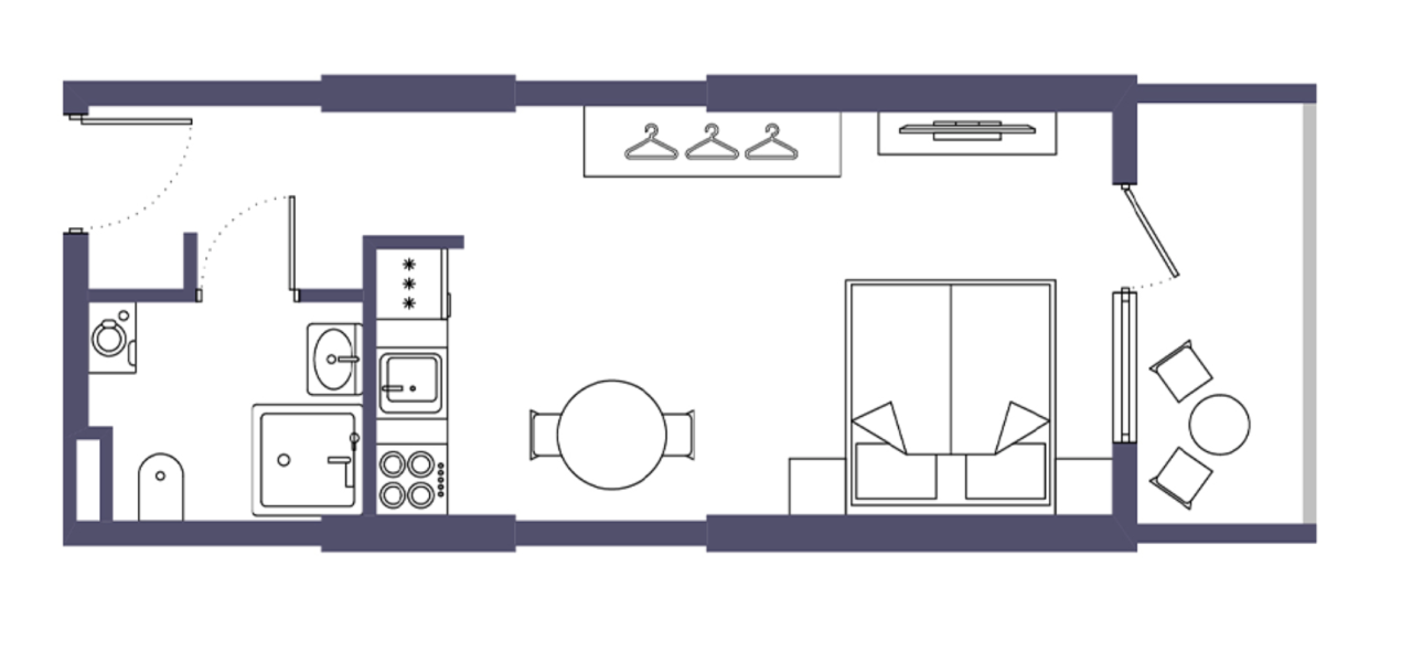 Appartamenti a Batumi, Georgia, 34 m² - foto 2
