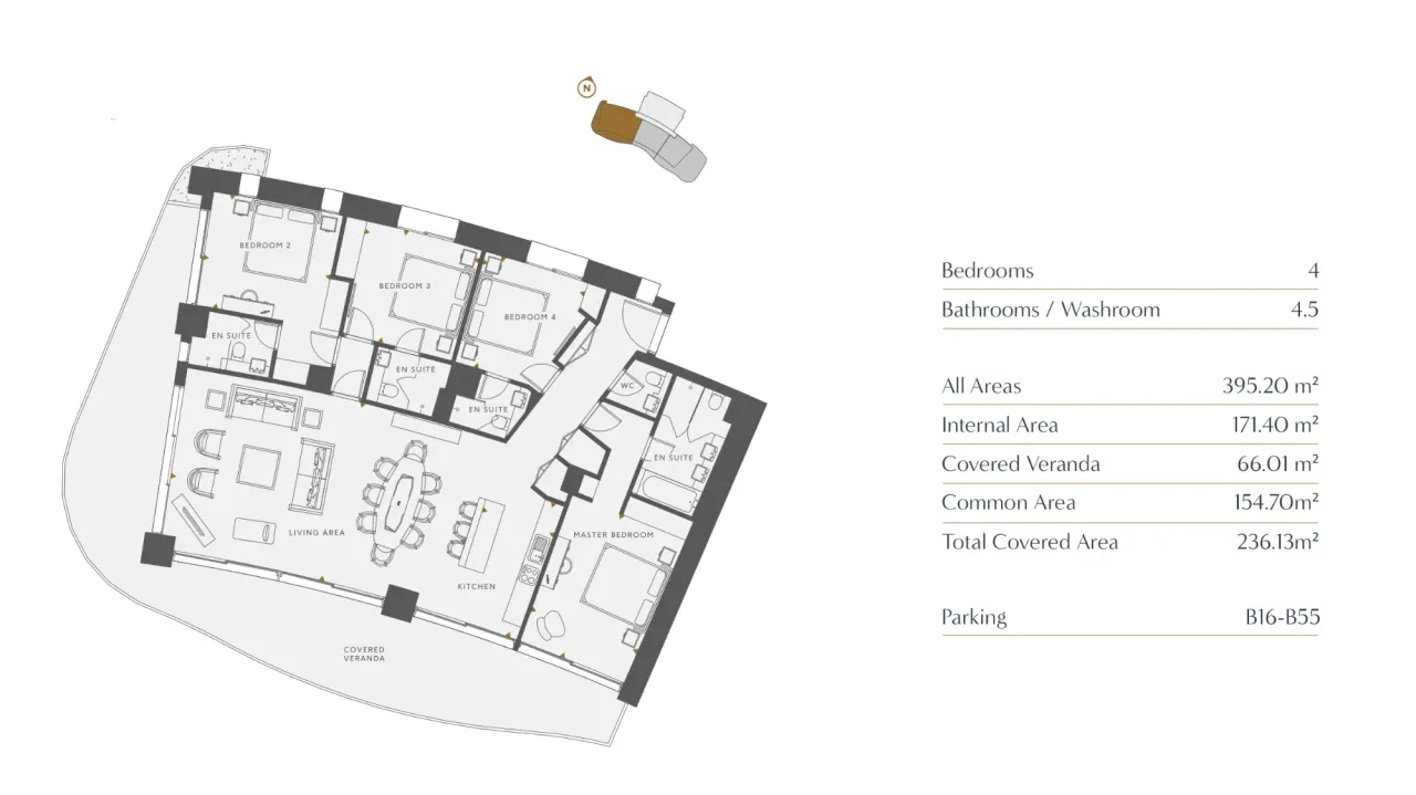 Appartamenti a Limassol, Cipro, 236 m² - foto 2
