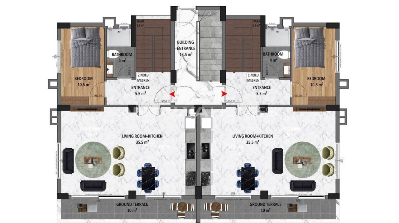 Appartement à Alanya, Turquie, 190 m² - image 7