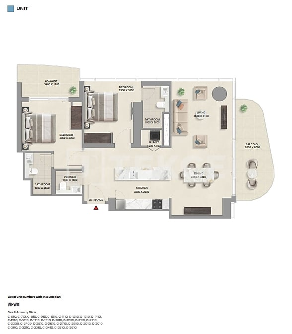 Appartamenti Umm Al Quwain, EAU, 73 m² - foto 12