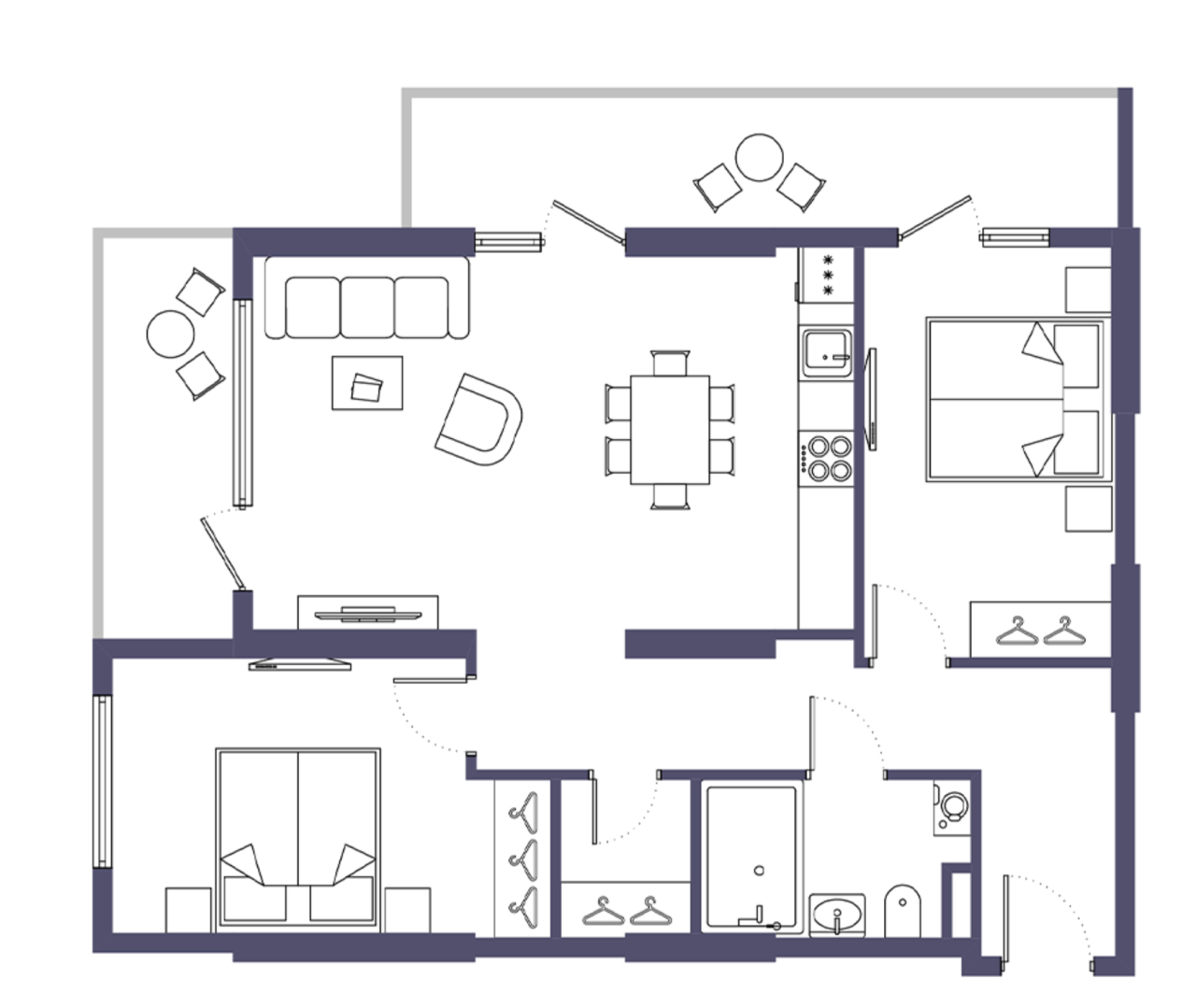 Appartement à Batoumi, Géorgie, 87.9 m² - image 2