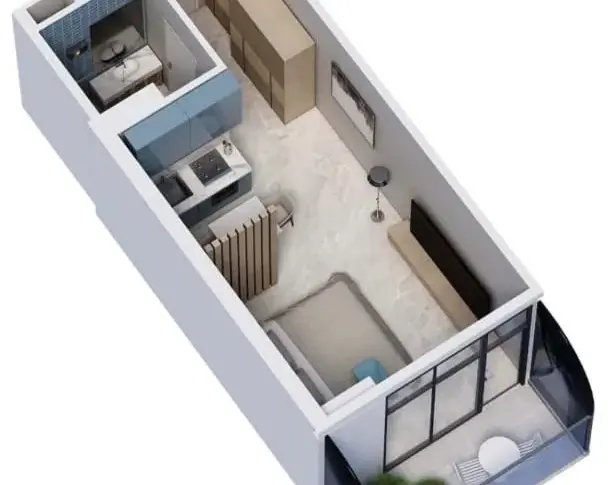 Appartamento a Batumi, Georgia, 29 m² - foto 3