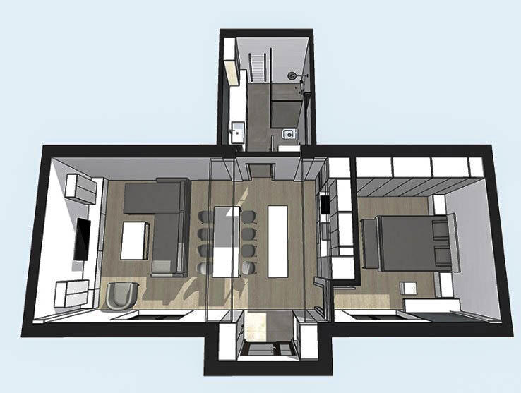 Wohnung in Kamenari, Montenegro, 36 m² - Foto 4