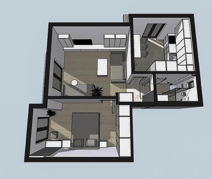 Wohnung in Kamenari, Montenegro, 36 m² - Foto 5