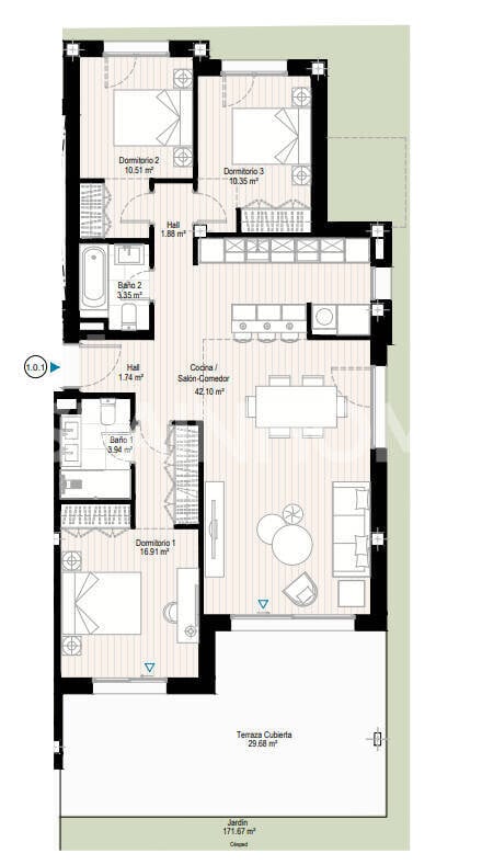 Attico a Casares, Spagna, 105 m² - foto 13