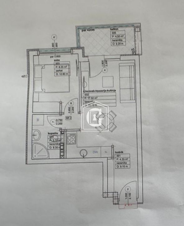 Apartment in Budva, Montenegro, 38 m² - Foto 10