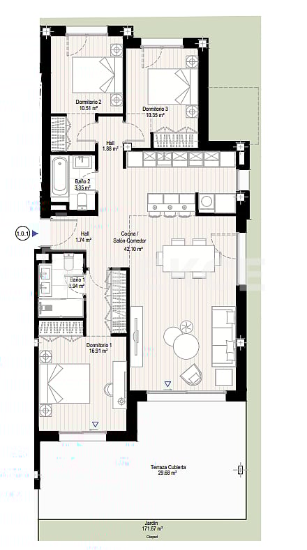 Attico a Casares, Spagna, 105 m² - foto 14