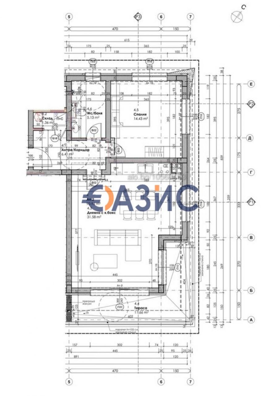 Apartment in Burgas, Bulgaria, 105.9 m² - picture 3