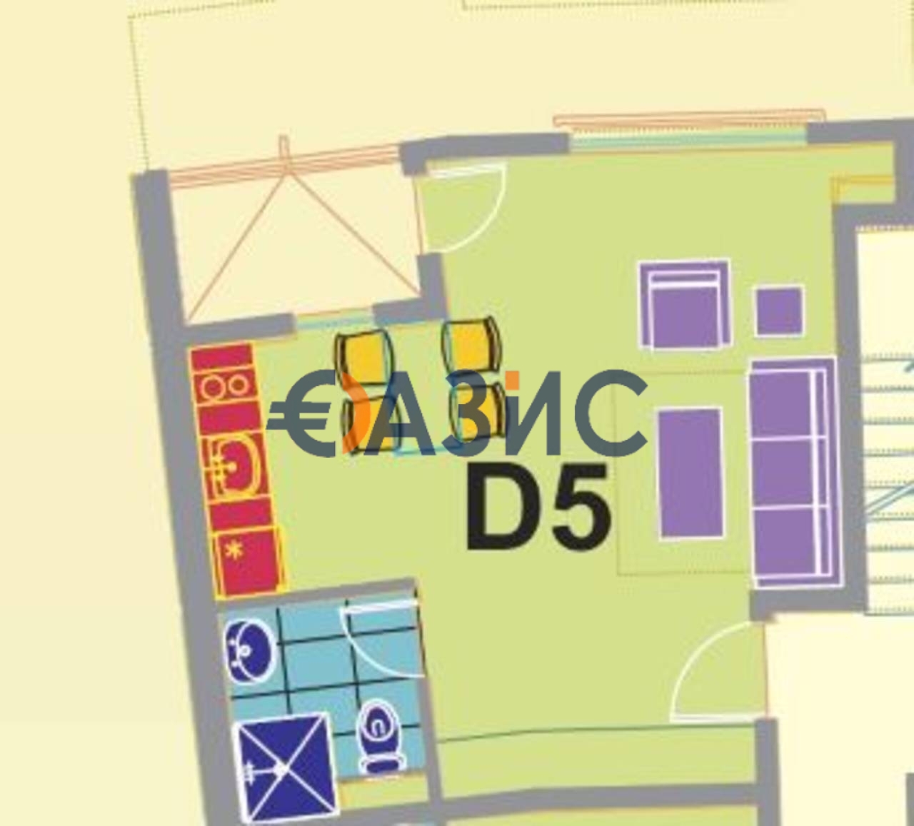 Apartment in Sozopol, Bulgaria, 44.1 m² - picture 6