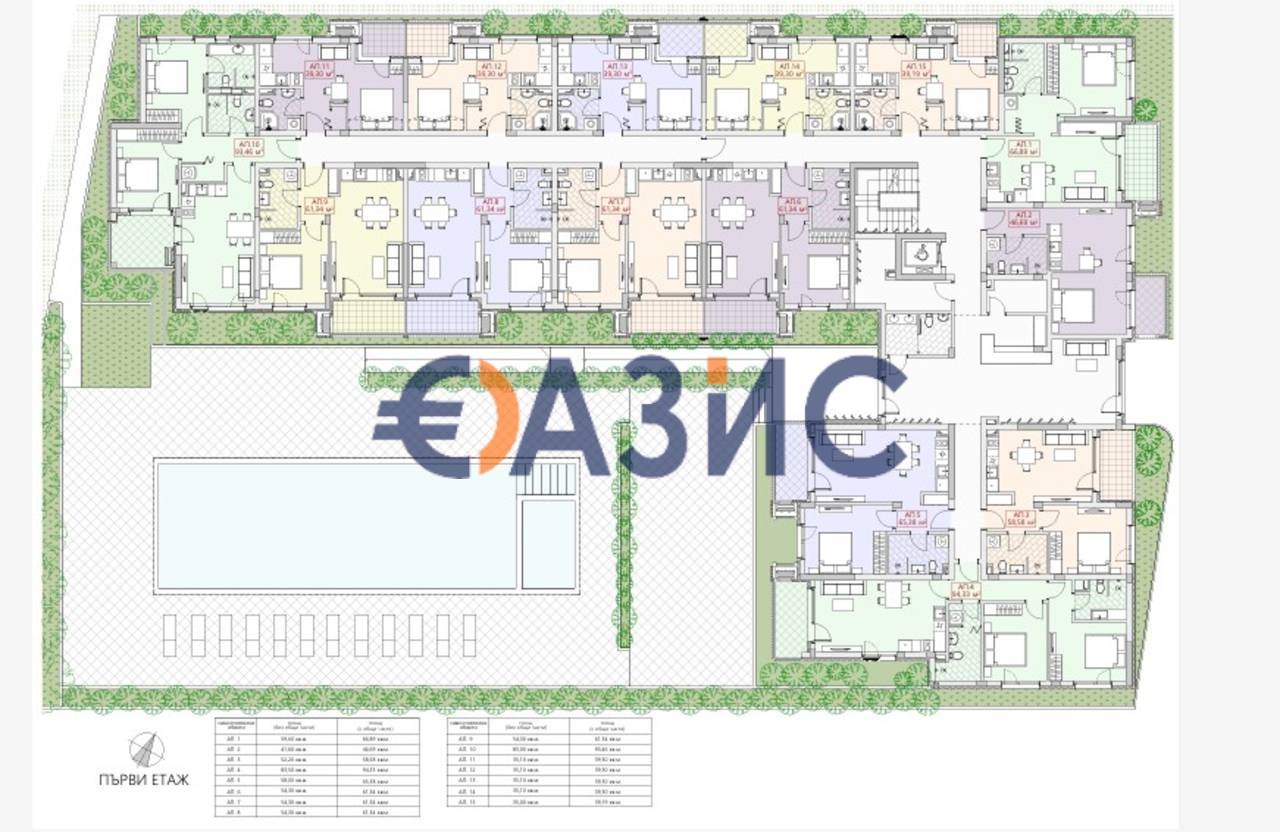 Apartment in Nesebar, Bulgaria, 60.9 m² - picture 15