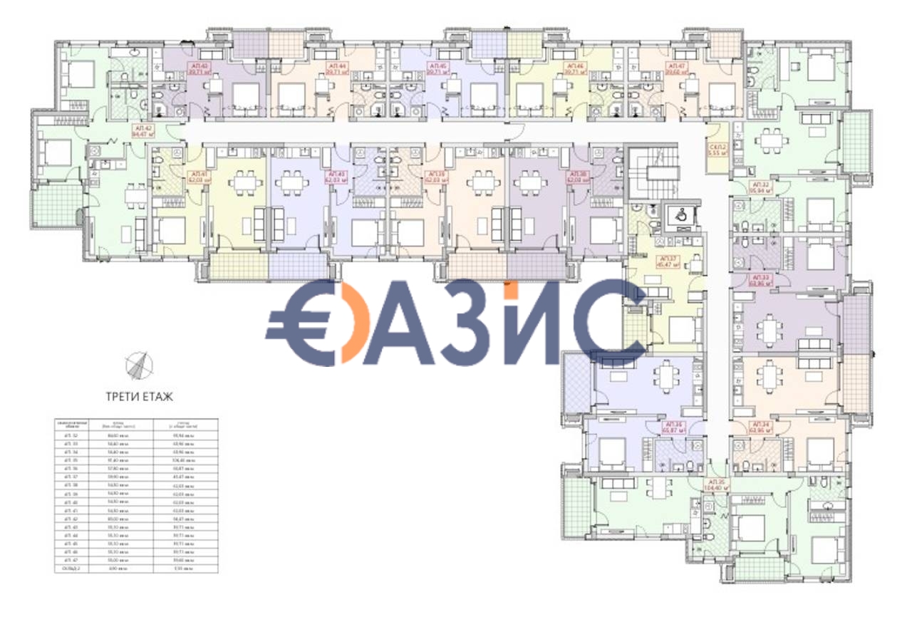 Apartment in Nesebar, Bulgaria, 60.9 m² - picture 17