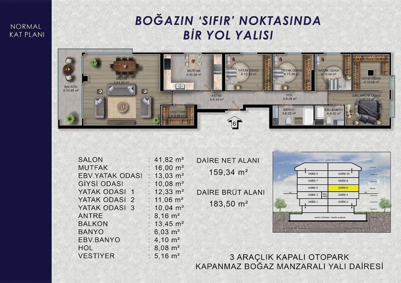 Appartement à Istanbul, Turquie, 183 m² - image 6
