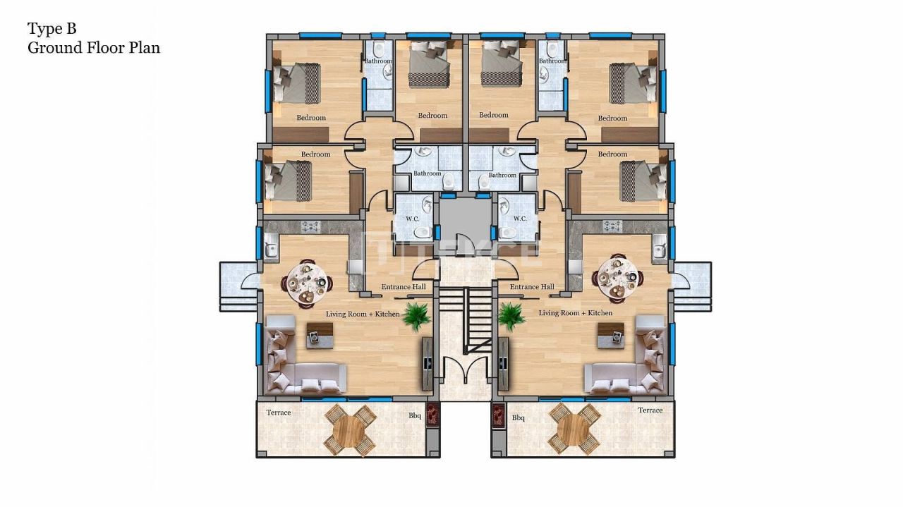 Appartamenti a Gazimağusa, Cipro, 160 m² - foto 12