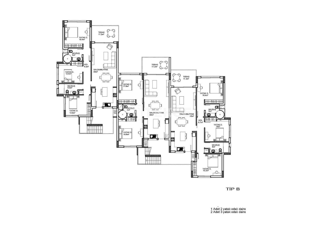 Apartment in Kyrenia, Cyprus, 112 m² - picture 15