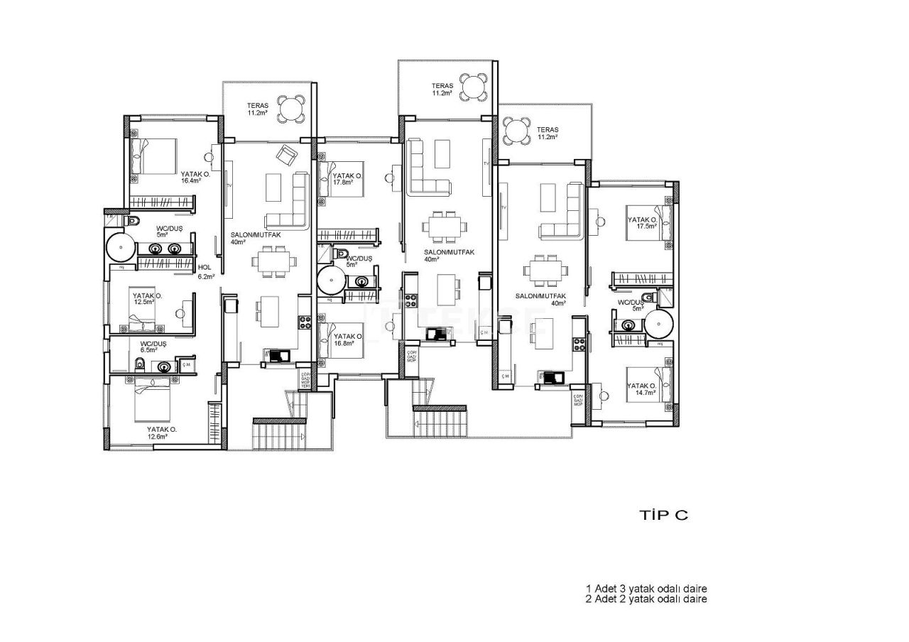 Apartment in Kyrenia, Cyprus, 112 m² - picture 16