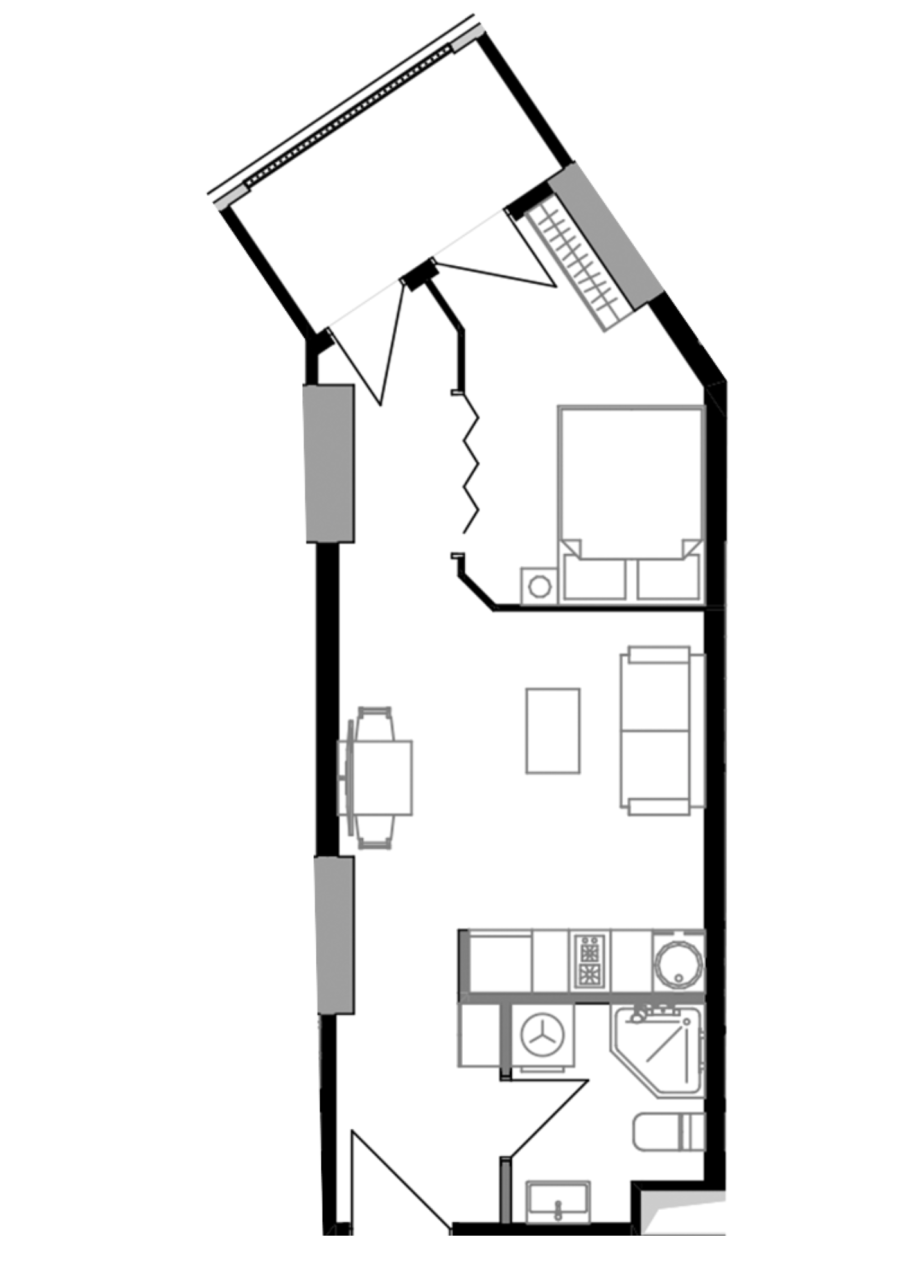 Flat in Batumi, Georgia, 35.9 m² - picture 3