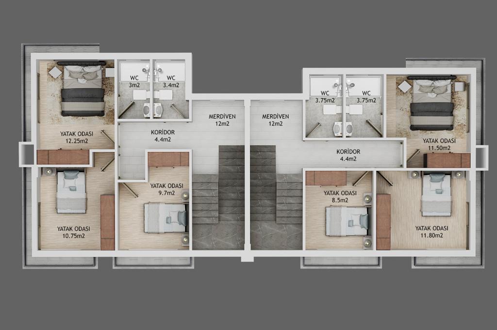 Cottage in Alsancak, Zypern, 108 m² - Foto 7