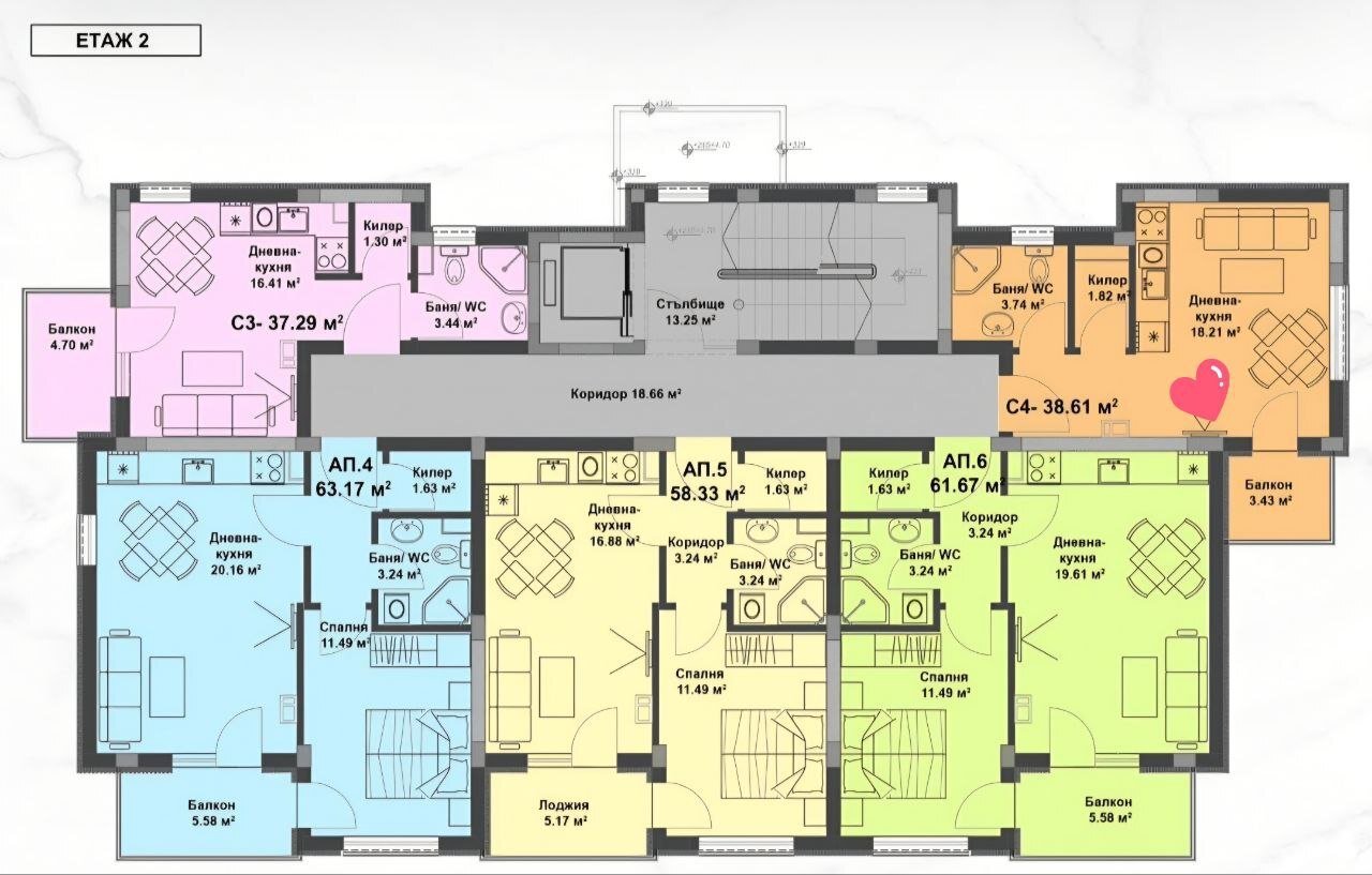 Apartment in Sonnenstrand, Bulgarien, 38 m² - Foto 16