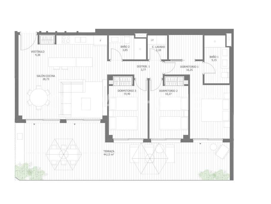 Appartement Rincón de la Victoria, Espagne, 74 m² - image 19