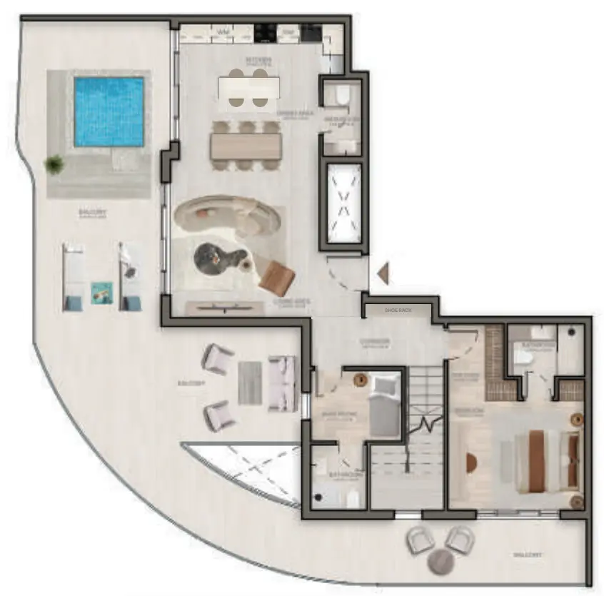 Piso en Dubái, EAU, 300 m² - imagen 17