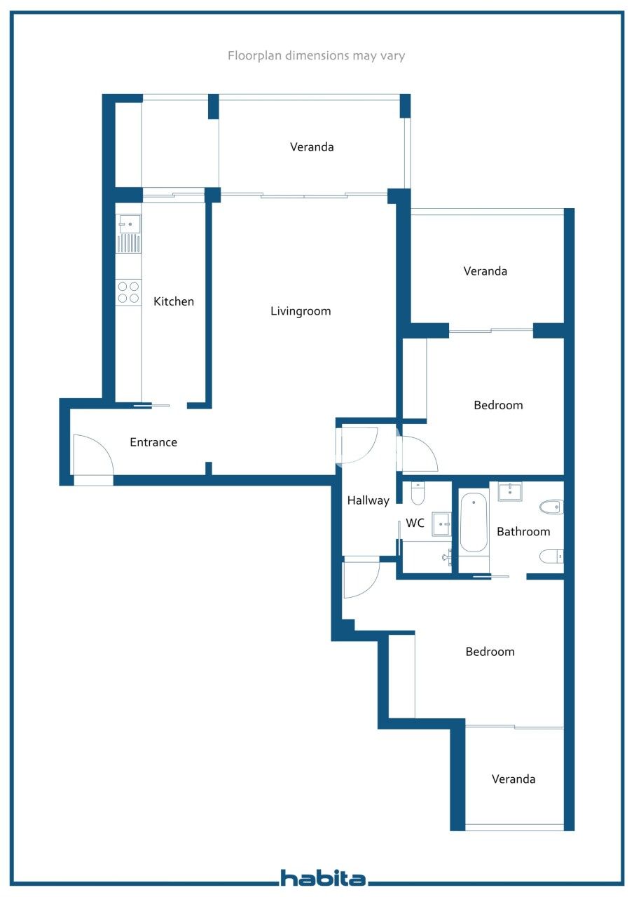 Apartment in Portimao, Portugal, 89.55 m² - picture 2