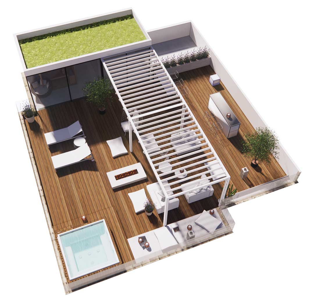 Attico a Budva, Montenegro, 236 m² - foto 3