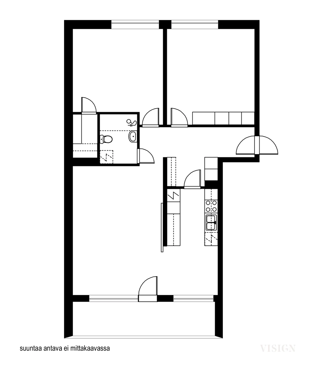 Flat in Tuusniemi, Finland, 84 m² - picture 2