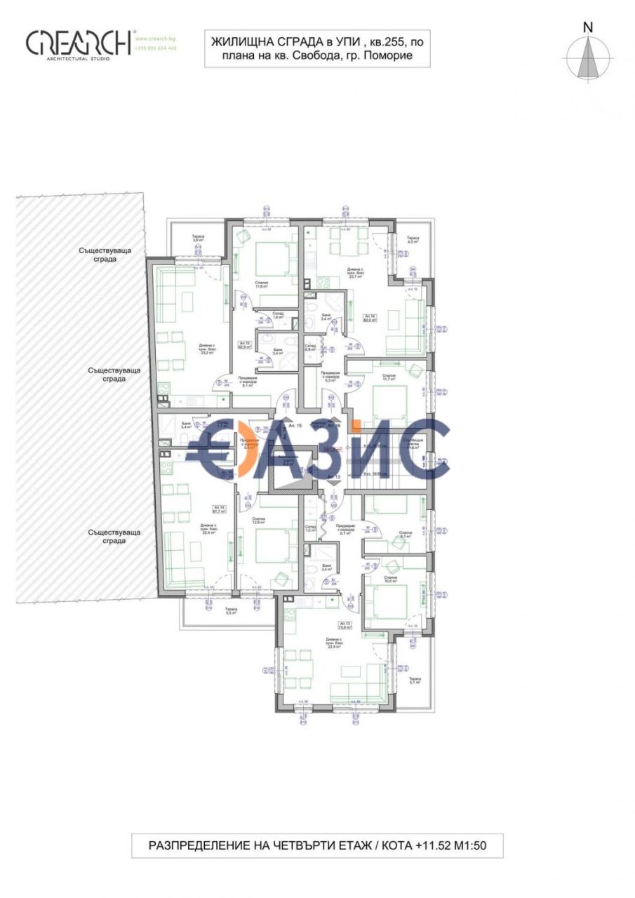 Appartamenti a Pomorie, Bulgaria, 88 m² - foto 17