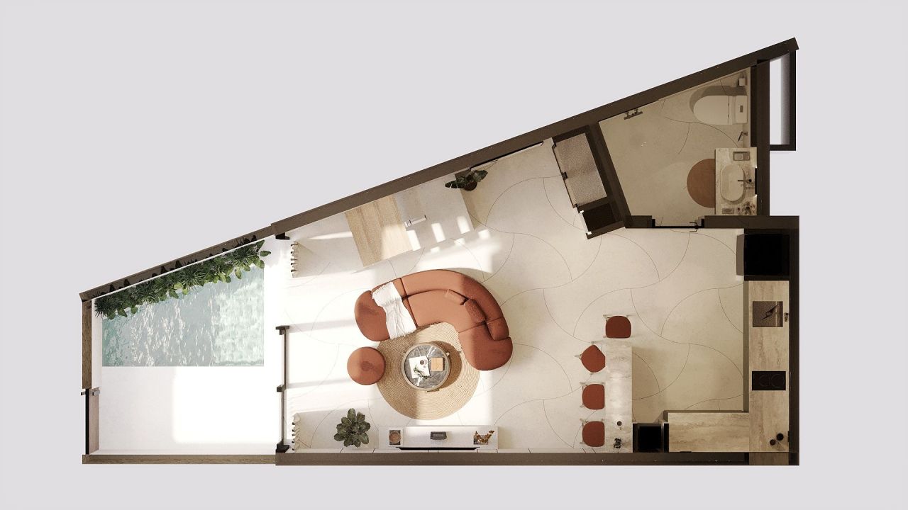 Loft in Canggu, Indonesien, 75.5 m² - Foto 12