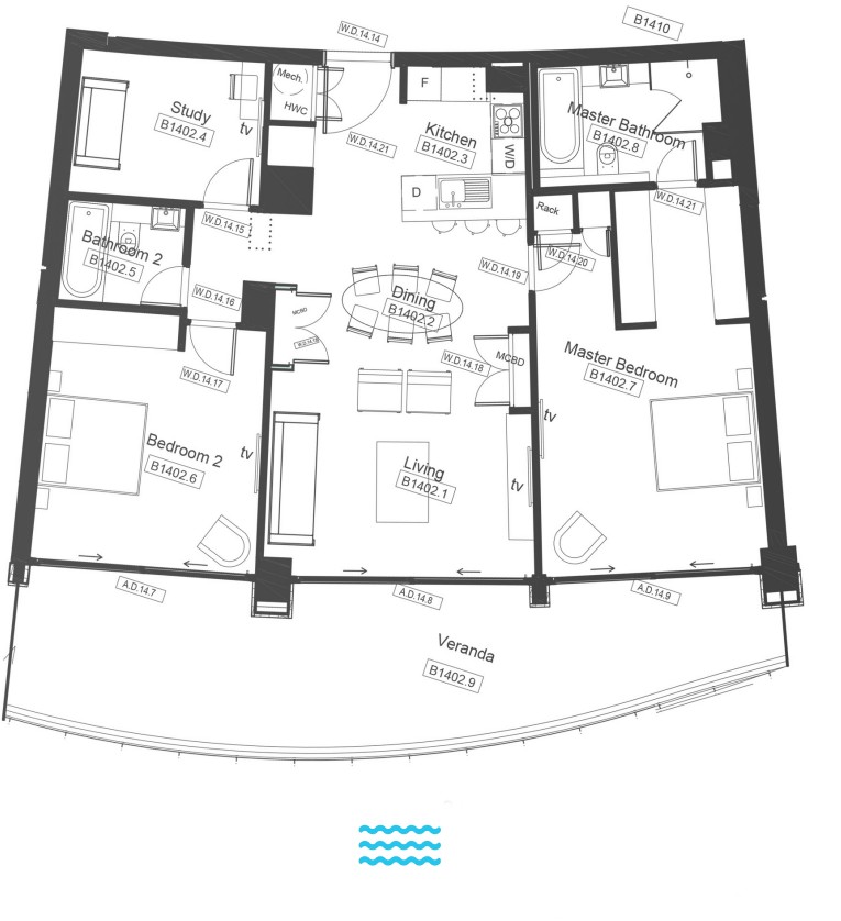 Apartamento en Limasol, Chipre, 151 m² - imagen 10