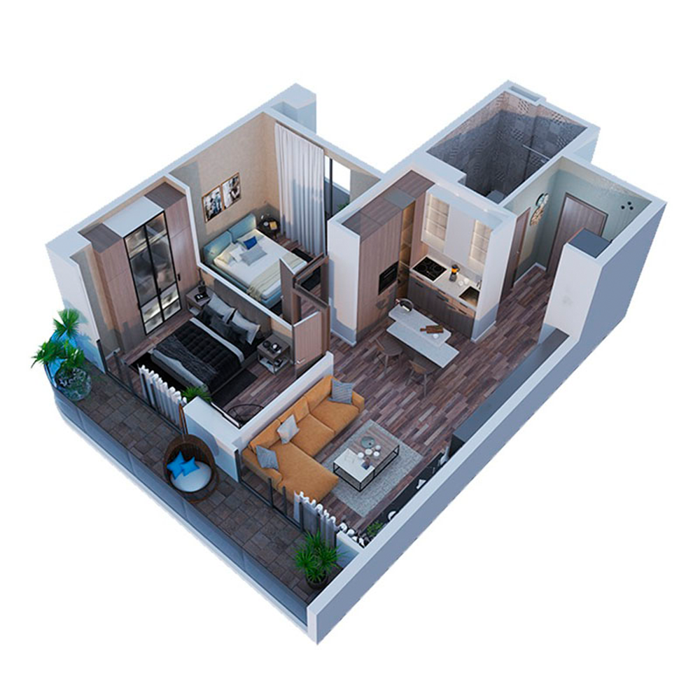 Appartamento a Batumi, Georgia, 71.5 m² - foto 1