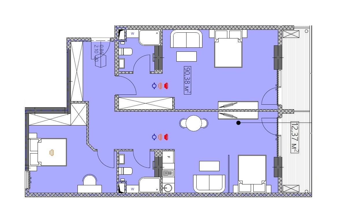 Flat in Batumi, Georgia, 102.75 m² - picture 17