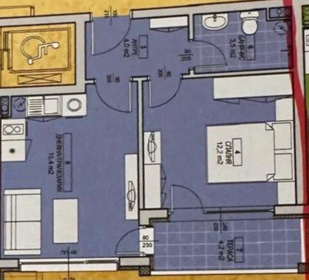 Apartment in Rawda, Bulgarien, 55 m² - Foto 4