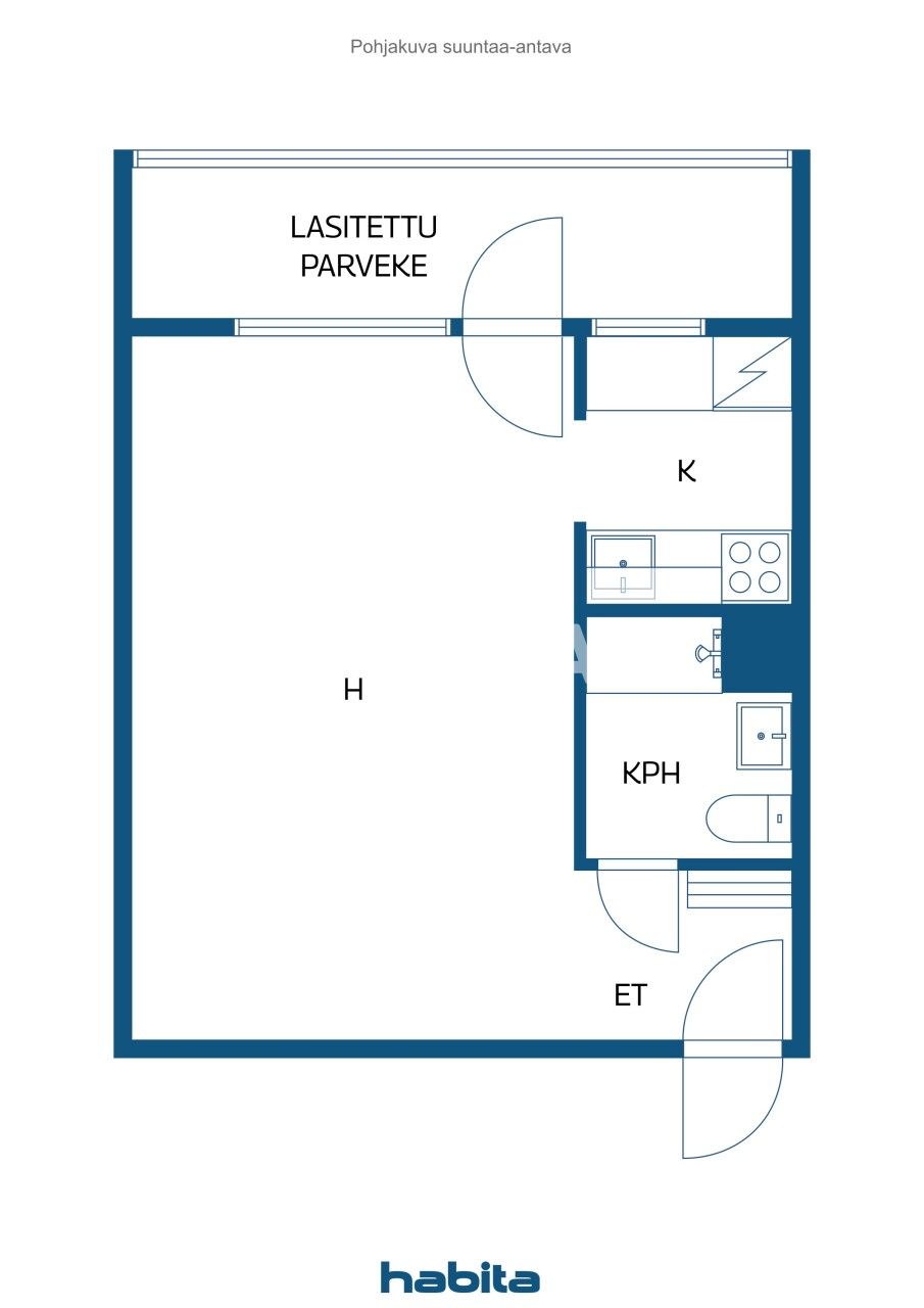 Apartment Hyvinkää, Finnland, 29 m² - Foto 2