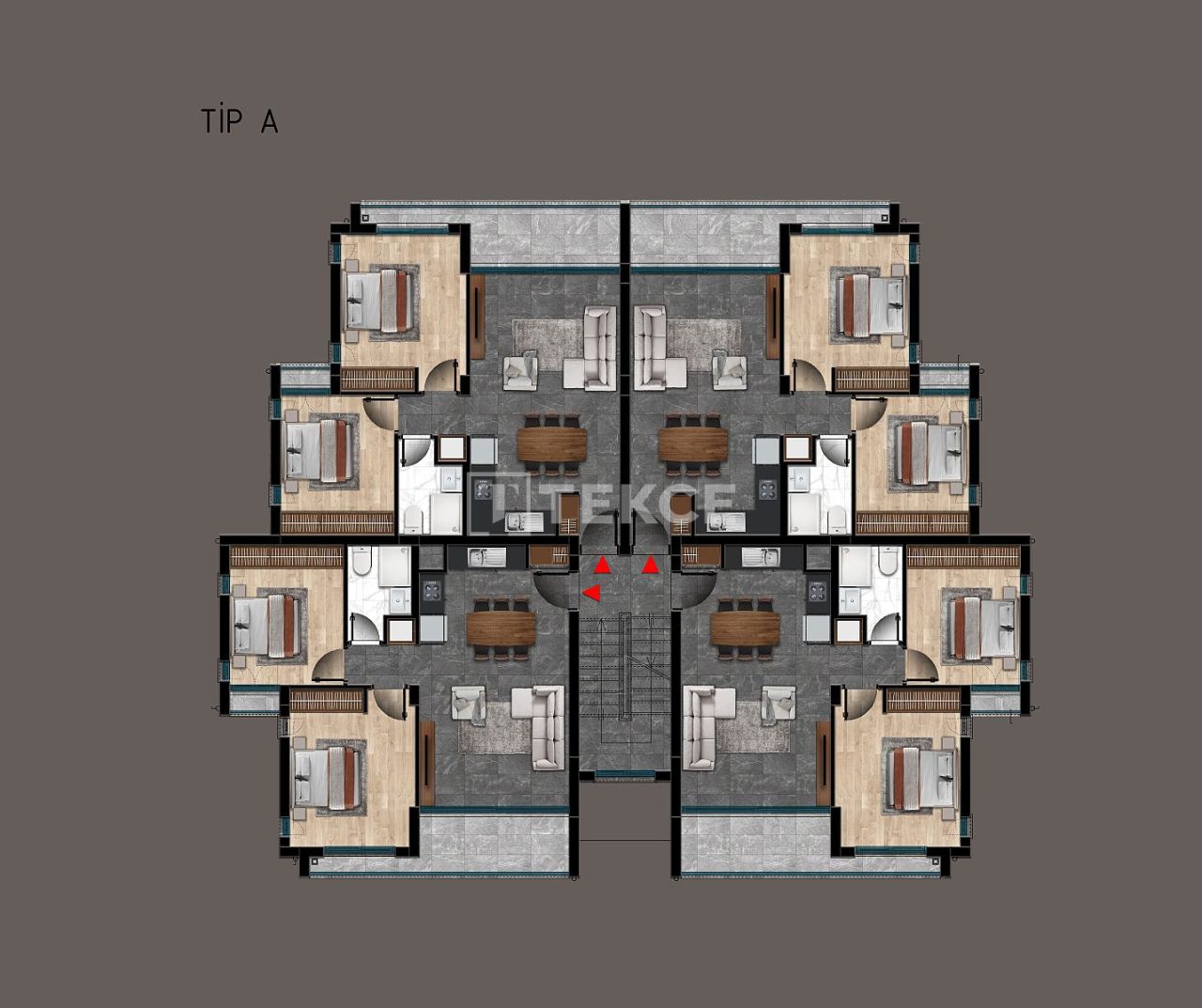 Appartamenti a Kyrenia, Cipro, 84 m² - foto 14