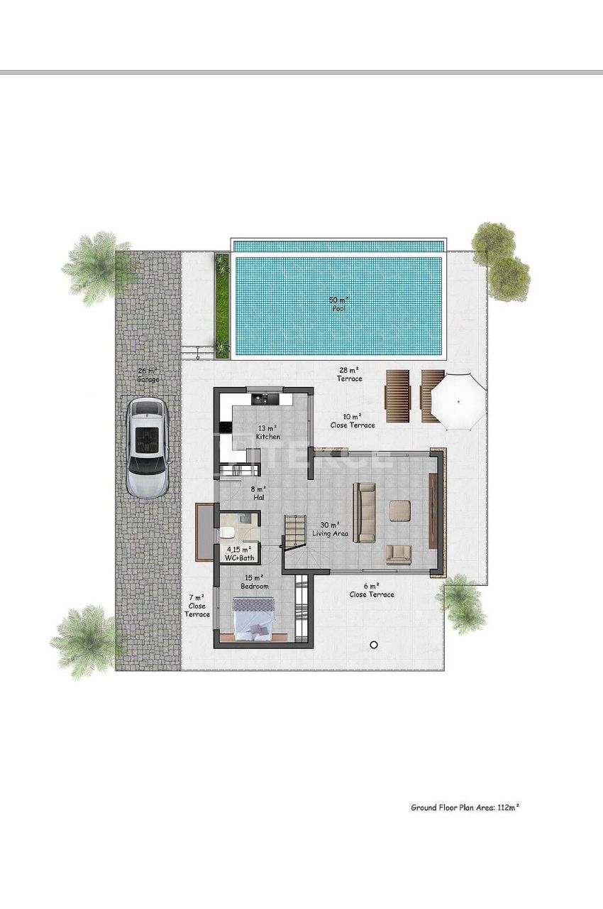 Villa a Kyrenia, Cipro, 219 m² - foto 15