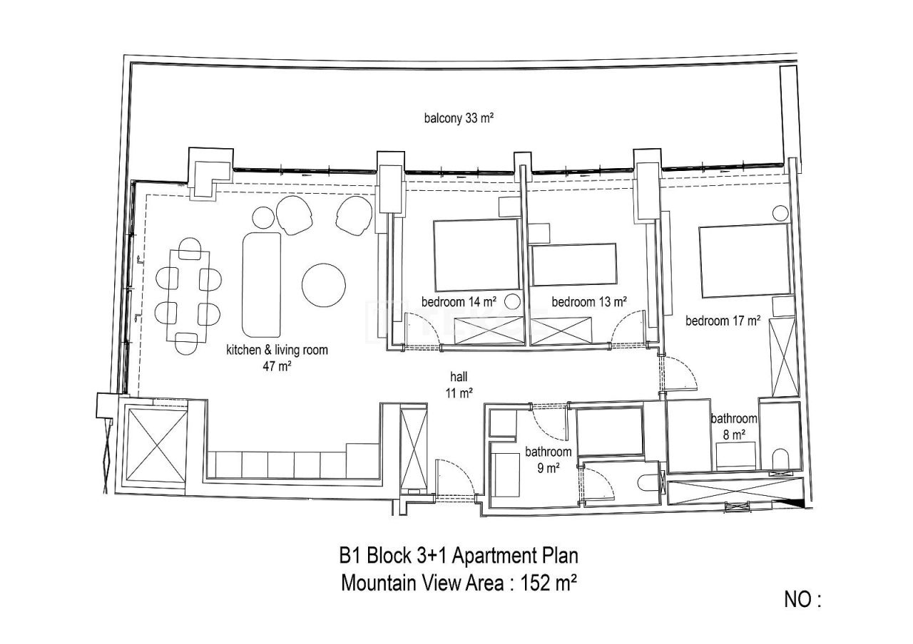Appartamenti a Alanya, Turchia, 152 m² - foto 15