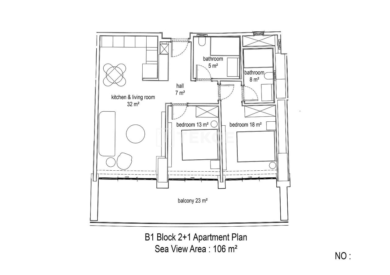 Appartamenti a Alanya, Turchia, 152 m² - foto 16