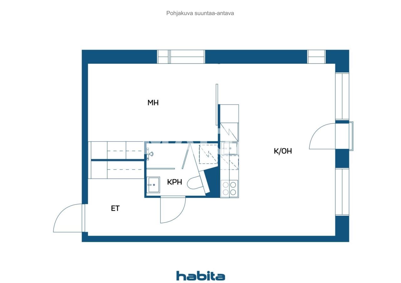 Appartamenti a Tampere, Finlandia, 43 m² - foto 2