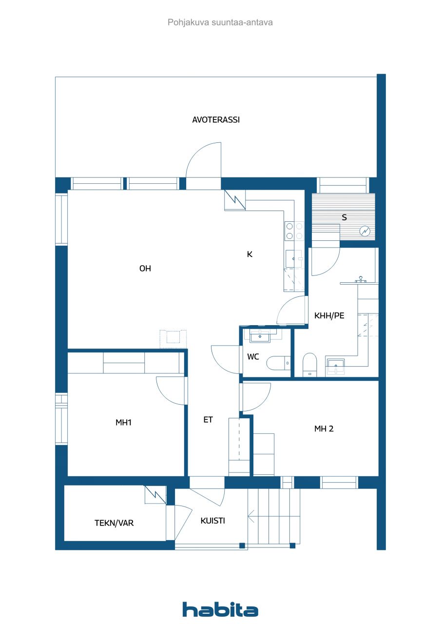Casa a Vantaa, Finlandia, 75 m² - foto 2